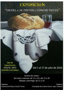 Cartel Exposición Conchi Trives