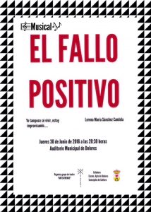 Cartel Teatro El Fallo Positivo