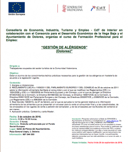 Curso de Alérgenos