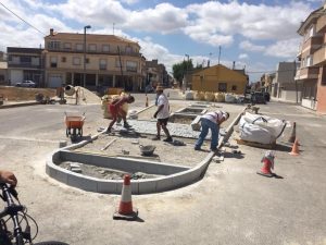 Obras en las calles Hermenegildo María Ruiz y Doctor Marañón