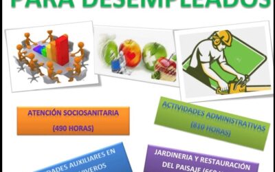 CURSOS GRATUITOS PARA DESEMPLEADOS: SELECCIÓN DÍA 15 A LAS 11:00H