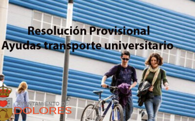 Listado Provisional: Concesión Ayudas al Transporte Universitario