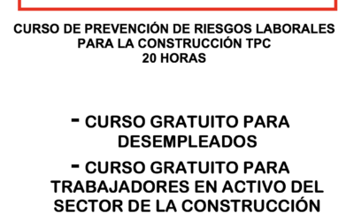 CURSO DE PREVENCIÓN DE RIESGOS LABORALES PARA LA CONSTRUCCIÓN TPC