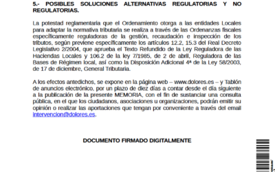 CONSULTA PÚBLICA CON CARÁCTER PREVIO A LA ELABORACIÓN DE LA ORDENANZA FISCAL REGULADORA DE LA TASA POR LA PRESTACIÓN DEL SERVICIO DE TRAMITACIÓN DE EXPEDIENTES DE ACTIVIDADES SOMETIDAS A INSTRUMENTOS DE INTERVENCIÓN AMBIENTAL Y DE APERTURA DE ESTABLECIMIENTOS PÚBLICOS
