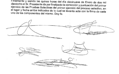 NOTAS PRIMER EJERCICIO BOLSA POLICÍA LOCAL