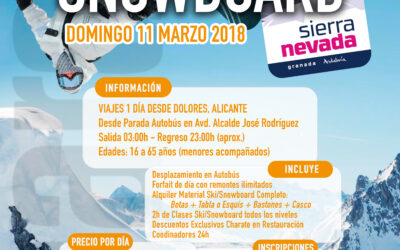 Viaje a Sierra Nevada – esquí y snowboard 2018