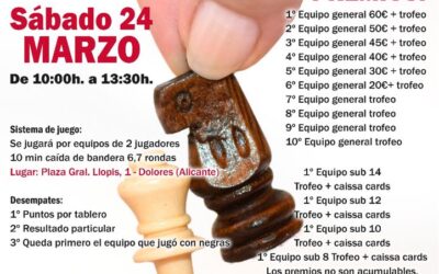 I Torneo de Ajedrez por parejas Dolores
