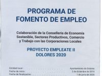 El Ayuntamiento de Dolores contrata a 2 personas para el PROGRAMA EMCORP 2019-2020
