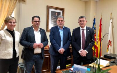 El Presidente y la Vicepresidenta de Les Corts Valencianes realizan una visita institucional para la comisión de estudios de los efectos de la DANA