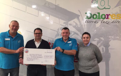Representantes del Camping Marjal Costa Blanca donan 1534,25 € a los afectados por la DANA de Dolores