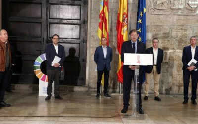 El Presidente de la Generalitat Valenciana Ximo Puig anuncia medidas para ayudar económicamente a autónomos y empresas