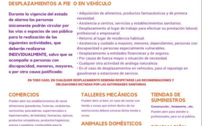 La policía local nos aclara todas las dudas que están surgiendo con las medidas del Estado de Alarma