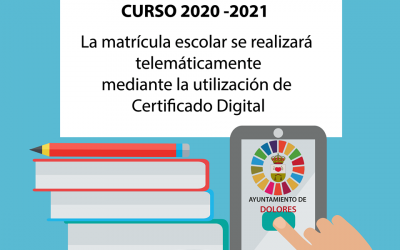 MATRÍCULA TELEMÁTICA CURSO ESCOLAR 2020-2021