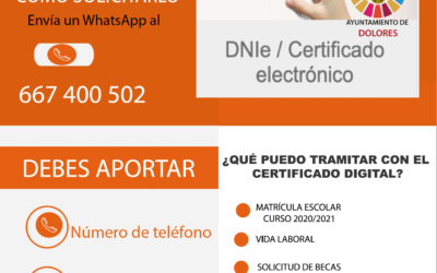 GUÍA PARA SOLICITAR EL CERTIFICADO DIGITAL EN EL AYUNTAMIENTO DE DOLORES