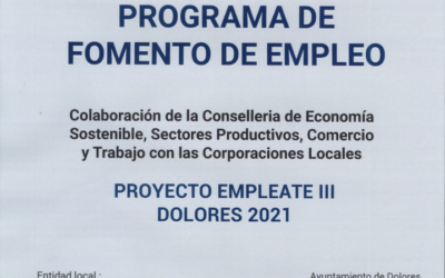 Dolores contrata a 3 técnicos durante 6 meses a través del Programa EMCORP