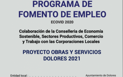 El Ayuntamiento contrata a 9 trabajadores a través del Programa ECOVID