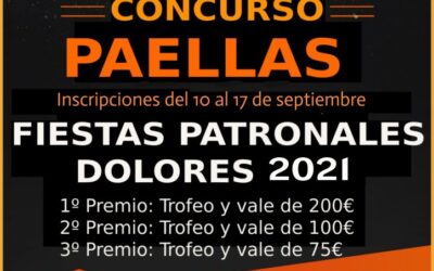 CONCURSO DE PAELLAS FIESTAS PATRONALES SEPTIEMBRE 2021
