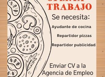 OFERTA DE TRABAJO PIZZERÍA DOLORES