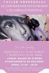 TALLER PRESENCIAL DE EMPODERAMIENTO FEMENINO Y DESARROLLO PERSONAL