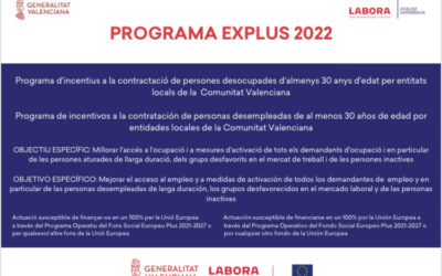 El Ayuntamiento contrata a 6 personas a través del programa EXPLUS