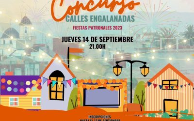 BASES CONCURSO DE DECORACIÓN DE CALLES ENGALANADAS. FIESTAS DE SEPTIEMBRE 2023