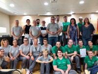 Entrega de diplomas por el Curso de Tratamiento de Aguas para Piscinas