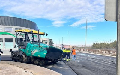 Renovación de la calzada del Polígono de las Azarbes de Dolores
