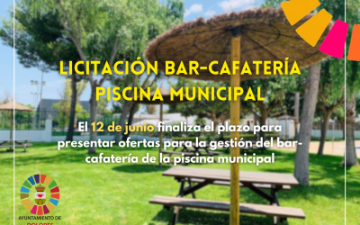 El Ayuntamiento de Dolores ha sacado la licitación para la gestión de la cafetería-restaurante de la piscina municipal