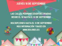 BASES CONCURSO DE DECORACIÓN DE CALLES ENGALANADAS. FIESTAS DE SEPTIEMBRE 2025