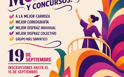BASES PARTICIPACIÓN DEL DESFILE MULTICOLOR Y CONCURSO DE CARROZAS. FIESTAS DE SEPTIEMBRE 2026